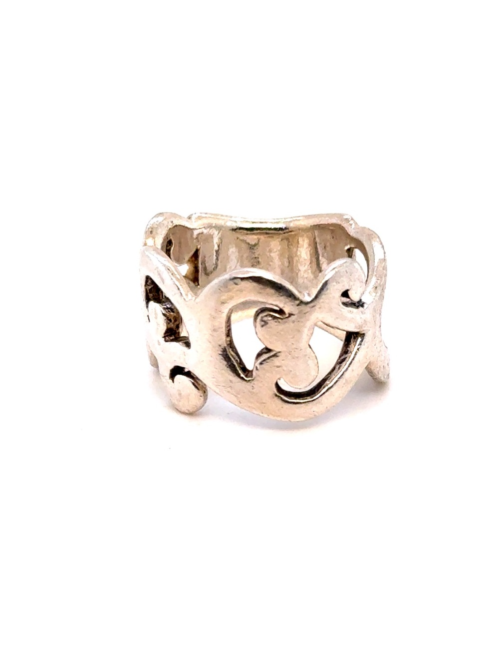 Silpada‎ Sterling Silver Openwork Heart & Scroll Ring